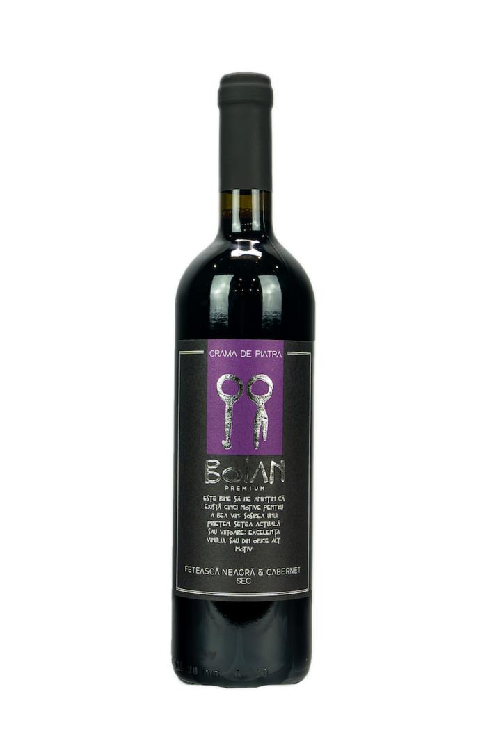 Boian Premium - Cabernet Sauvignon și Fetească neagră Sec (750 ml)